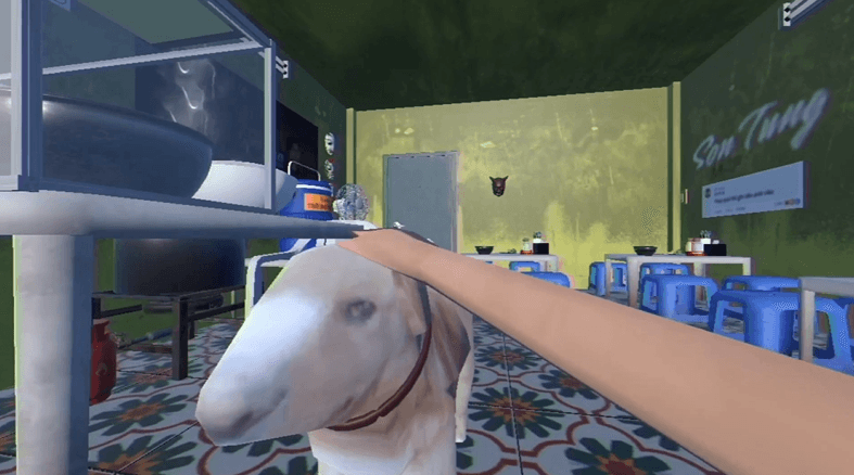 Brother Hai's Pho Restaurant authentic Vietnamese restaurant environment, full of cultural details.