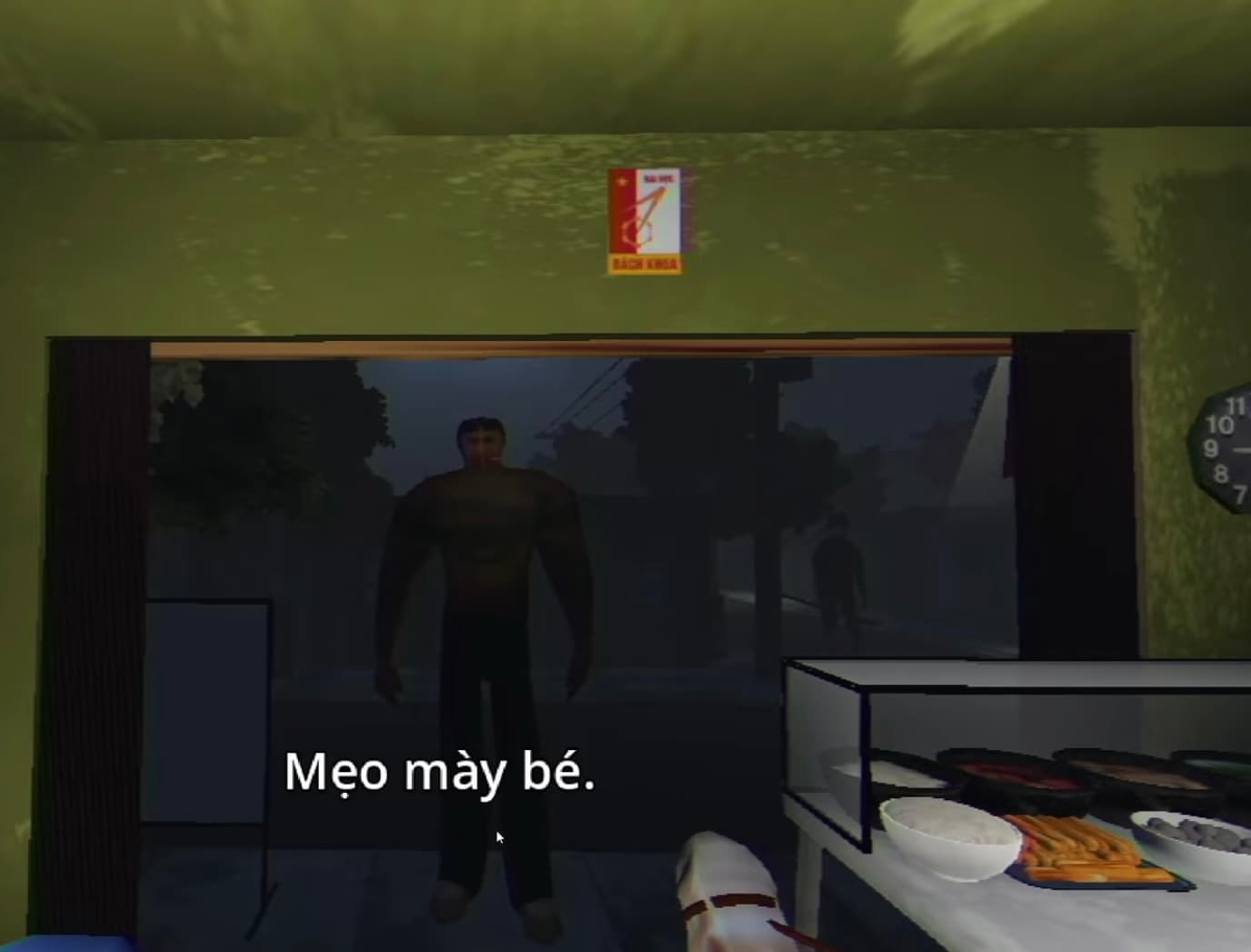 Brother Hai's Pho Restaurant unique art style.